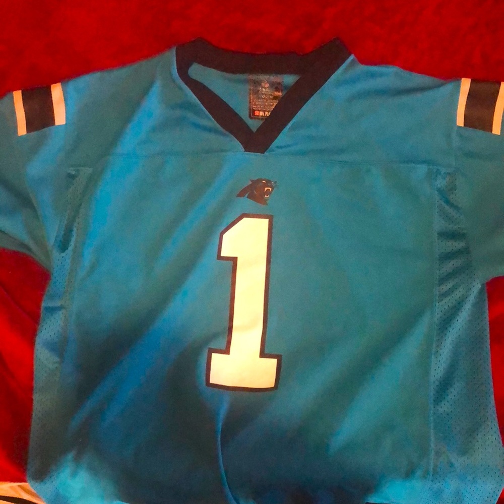 Cam newton panthers jersey